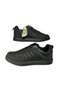 4027 Black Lace-Up Leather Daily Use Sports Shoes