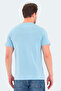 Rivaldo Men's V-Neck Blue T-Shirt - 2