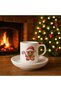 Cookie Man Printed New Year Christmas Christmas Themed Turkish Coffee Cup