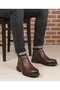 100% Genuine Leather Men's Casual Winter Non-Slip Sole Comfortable Double Zipper Classic Boots 40-44