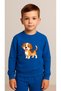 Children's Team Sweatshirt Dog Tongue B Printed Girls Boys Crew Neck3 4-5-6-7-8-9-10-11-12Years