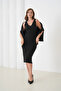 Women's Crew Neck Textured Sweater Dress Two-Piece Knitwear Set