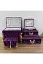 Trunk Bride Groom Suitcase Bag Engagement Dowry Chest 5-Piece 1204 - 3