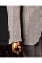 Italian Style S Slim Fit Wool Blended Men's Jacket Pants Suit Beige T14655 - 4