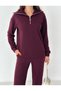 Thessaloniki Fabric Tracksuit Set Women | Knit Tracksuit Women | Zippered Comfortable Fit Set - 5