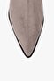 Women's Lula Mink Suede Short Pointed Heeled Boots - 5