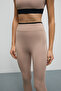 Veltren Women's Flexible and Soft Textured Contrast Piped Mink Leggings - 5