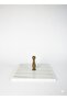 Natural Marble Serving Tray, Cake Stand with Wooden Legs, Marble Serving Tray, Marble Cheese Plate Large Size25 cm - 3