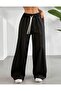 Sweatpants Wide-Leg Casual Wear Drawstring