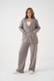 Basic Oversized Cardigan Pants Knitwear Bottom-Top Set Aw25Au0041