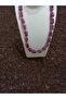 Purple Cutting Stone Necklace - 7