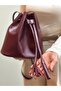 Urban Series 100% Genuine Leather Modern Design Shoulder, Crossbody Bag with Tassels - 5
