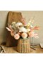 Artificial Fake Flowers Silk Flower 17.7in Fall Arrangement - Pink Coral - 2