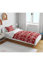New Year Christmas Themed 3D Digital Printed Single Person Duvet Cover Set Without Sheets Sleeping Set - 3