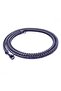 Men's Square King Bead Braided Steel Necklace 4mm - 2