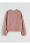 Crew Neck Girl's Sweatshirt and Sweatpants - 4