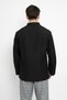 Front Paneled Striped Detail Cook Chef Shirt Cook Uniform (Chef Shirt) Staff Clothing - 6