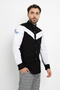 Black White Paneled Cook Chef Jacket Cook Uniform (Chef Jacket) Staff Clothing - 4