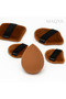 Special Series Chocolate Makeup Sponge Set 7 Pieces - (Blush, Powder, Foundation, Highlighter, Concealer) - 4
