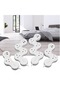 Adjustable 4-Ports UK Power Strip Extension Cord with 2 USB Ports 1.8m White - 4
