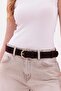 Basic Buckle Suede Belt Trouser Belt Shirt Belt Coat Belt Dress Belt - 3