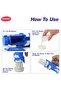 Gatling Bubble Gun for Kids with 8 Holes & 100ml Solution – Indoor/Outdoor Bubble Toy - 8