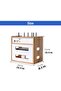WiFi Router Storage Box, Wooden WiFi Cabinet for Router and Modem, Stylish Decorative Box with Double-layer Des - 8