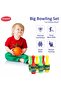 Plastic Bowling Game Set with 6 Pins & 2 Balls – Indoor/Outdoor Play for Kids 3+ - 6