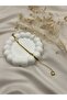 Gold Color Heart Detailed Snake Chain Women's Bracelet – Stylish Elegant Thin Adjustable Accessory - 6