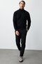 Men's Black Cotton Dynamic Fit Trousers – Casual and Stylish