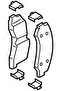 Brake Pad Set for Ford F-150 3.3L V6 (2022) - Panther Automotive ML3Z2001C - 2