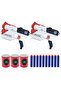 Power Shoot 3-in-1 Soft Bullet Gun Set for Kids with 10 Bullets & 3 Target Cans