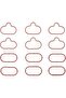 Lower Intake Manifold Gasket for Ford Fusion/Escape/Taurus - Part No 3F1Z9439AA - 2
