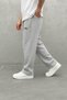 Men's Winter Baggy Cotton Los Angeles Printed Wide Leg Sweatpants with Side Pockets - 2