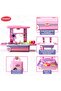 Beauty Set Suitcase on Wheels – 25-Piece Portable Makeup Trolley for Girls 3+ - 7