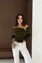 Carmen Collar Accessory Detailed Knitwear Sweater Aw25Kz0092 - 3