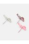 Girls Assorted Embellished Earrings Set (3 Pairs) - 3
