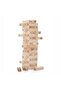Wooden Tumbling Tower Game, Wooden Blocks Stacking Tower Game Puzzle Game for Adults and Kids