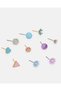 Girls Assorted Earring Studs (15 Pairs) - 2