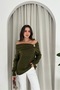 Carmen Collar Accessory Detailed Knitwear Sweater Aw25Kz0092 - 5