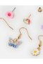 Girls Assorted Earring Studs (9 Pairs) - 5