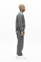 طقم بدلة رياضية قصة فضفاضة بأرجل قابلة للتعديل للجنسين - 5