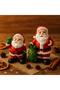Decorative Double Santa Claus Figurine Christmas Decoration Figure Gift New Year Ornament - 2