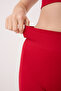 Aura model high waist gathering detail seamless leggings - 8