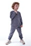 Embossed Lettering Soft Tracksuit Set 2 Yarns – Comfortable and Soft Fabric - 2