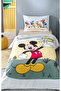 Licensed Fitted Sheet Single Children's Duvet Cover Set-Mickey Nomadic Yellow - 3