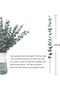 24pcs Eucalyptus Stems 18" Artificial Eucalyptus Leaves Faux Greenery Branches - 3