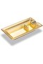 Cigar Ashtray Bronze Vintage Large Single Slot (Gold) - 2