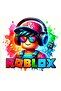 Unisex Roblox Printed Children's Swaetshirt Printed Hooded 3 Thread Raised - 3