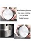2Pack Stainless Steel Ashtrays for Cigarettes, Outdoor, Indoor Round Patio Ashtray, 3 Slots Each (Si - 2